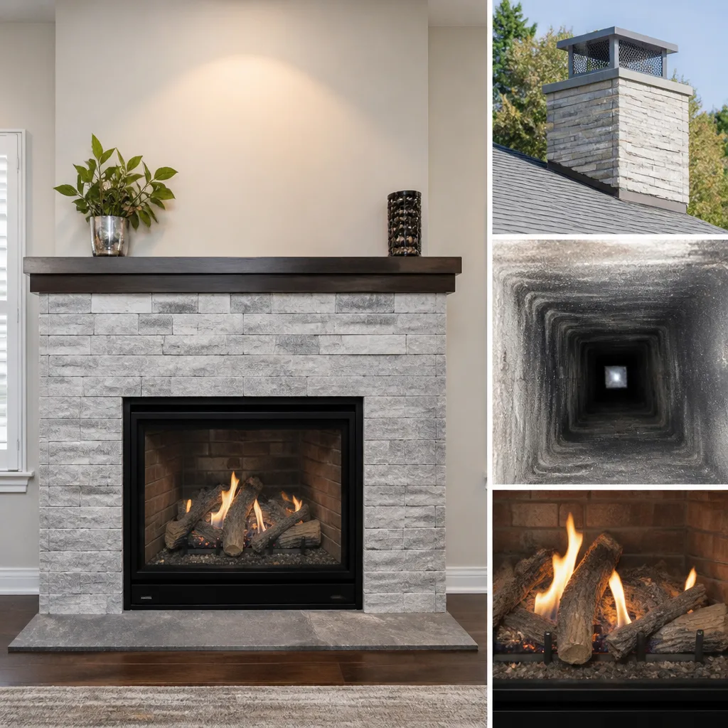 Gas fireplace service